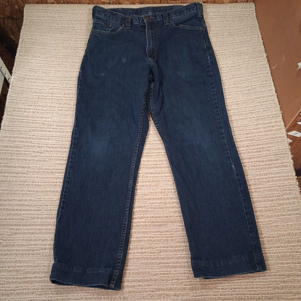 C.E. Schmidt Workwear Men's Blue Jeans Size 36x32 Straight Leg Denim Pants